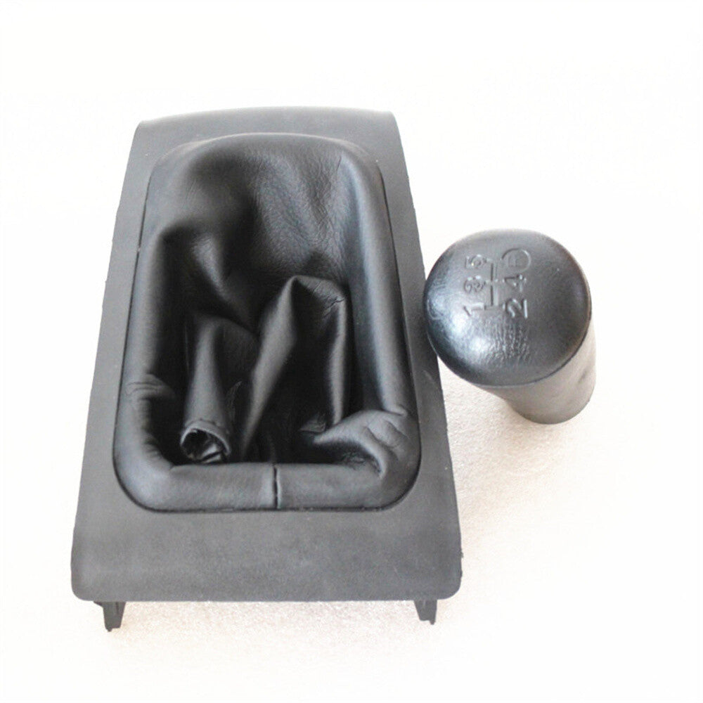 PU Leather 5 Speed Manual Gear Shift Knob + Shifter Boot for Toyota 05-12 Tacoma