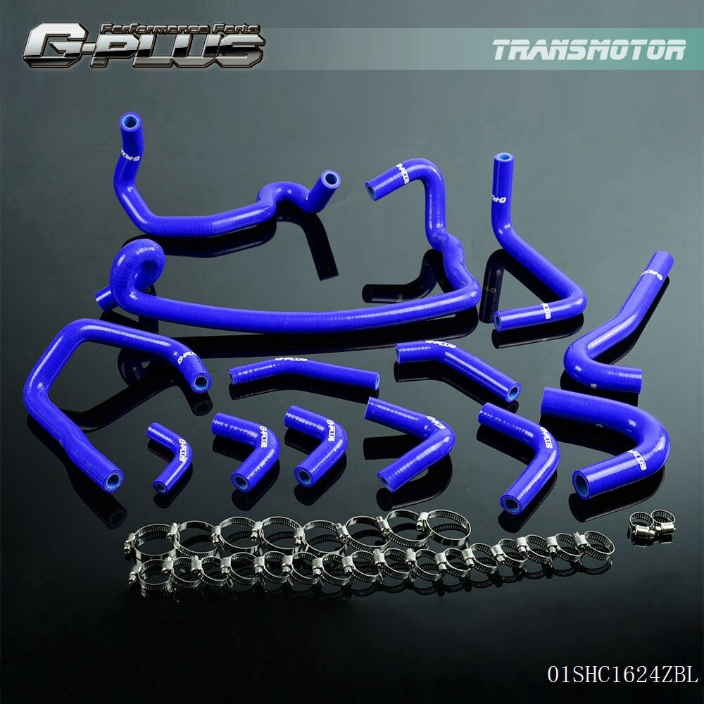 Blue silicone heater hose kit for Nissan Skyline GTR R33 R34 RB26DET