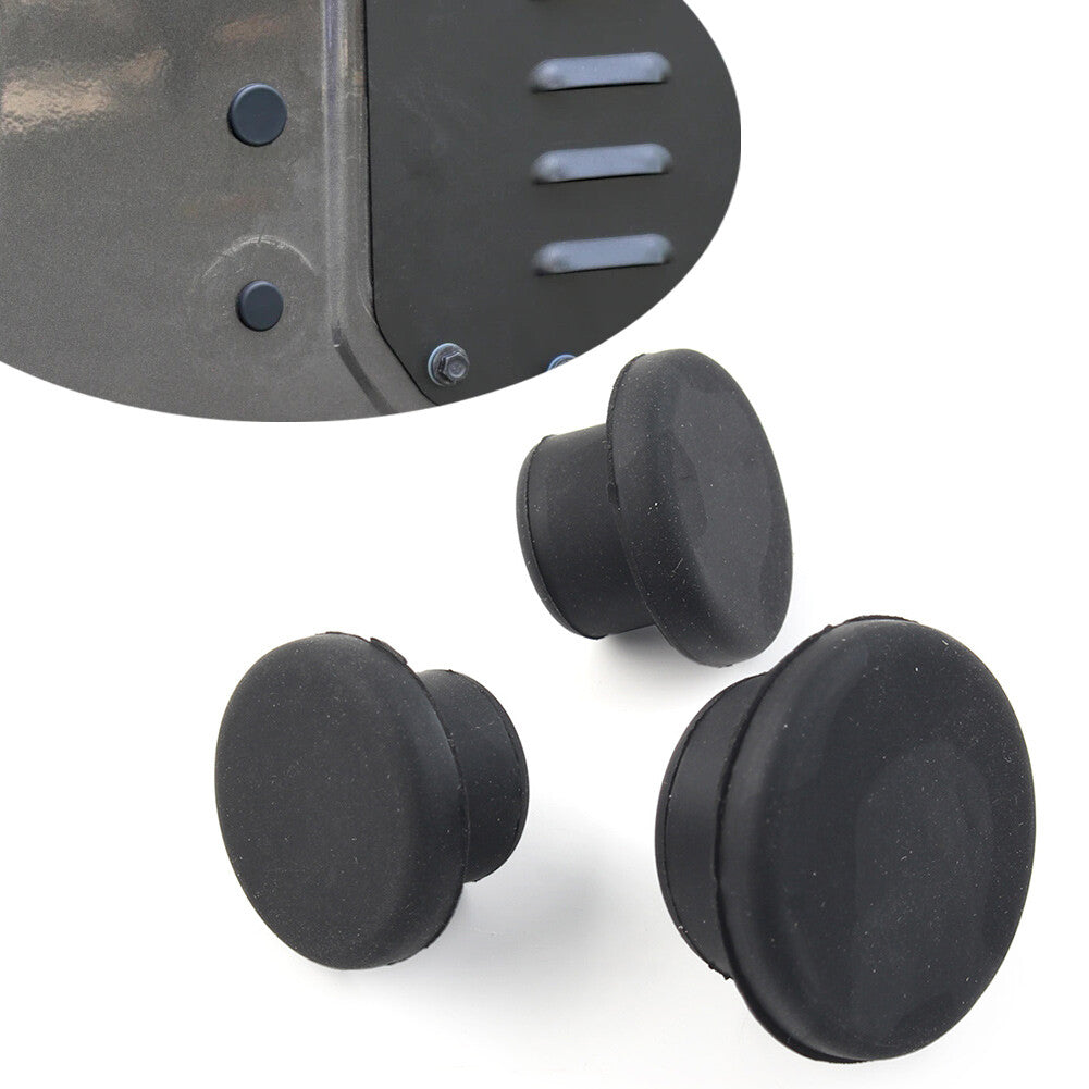 Tailgate Rubber Plug Dust Plugs Fit for Jeep for Wrangler JL 2018-up Black Car 3pcs