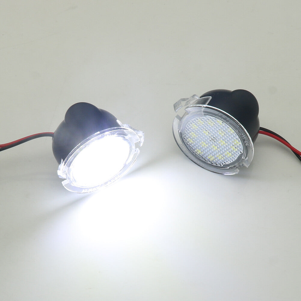 2X for Ford Mondeo IV 2007-2014 Auto Rearview Mirror Side Led Lights Lamp Bulb