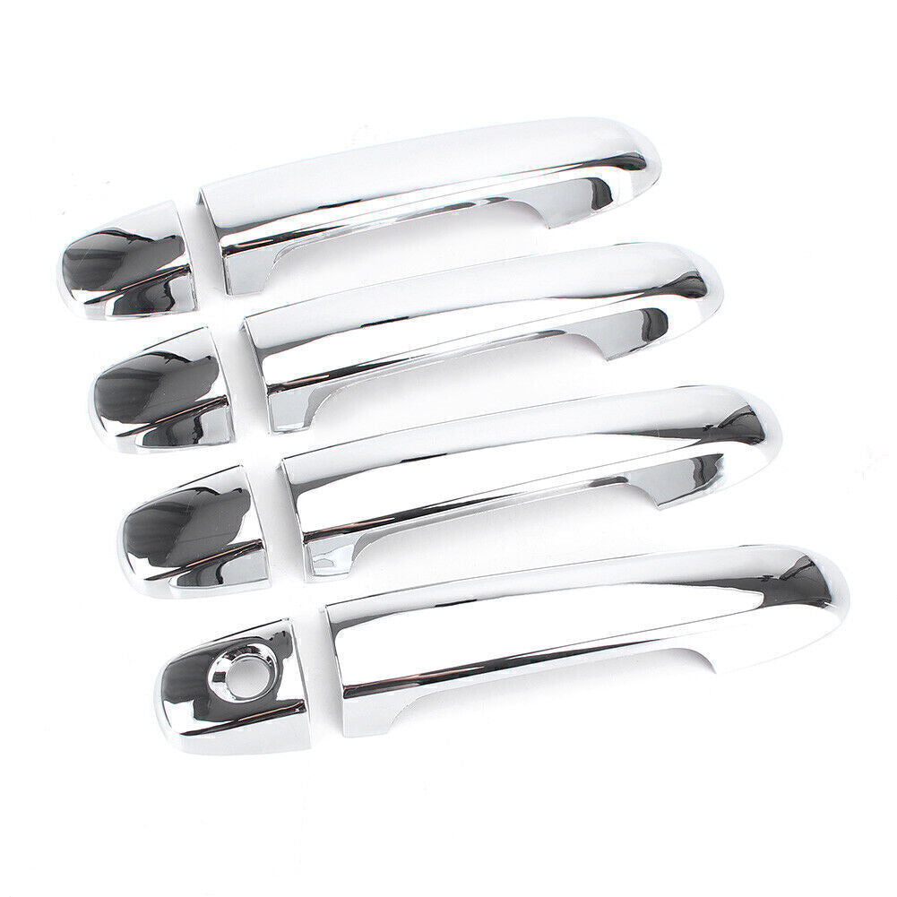8pcs Side Door Handle Covers Chrome Trim Bars for Toyota for Camry Sedan 2012-2017