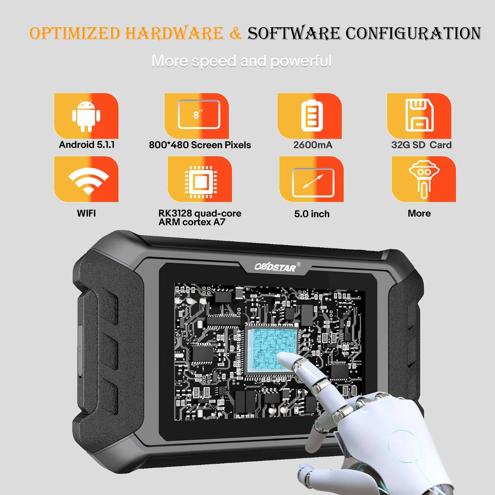 OBDSTAR iScan for Harley Davidson Motorcycle Diagnostic Scanner K-ey Progarm