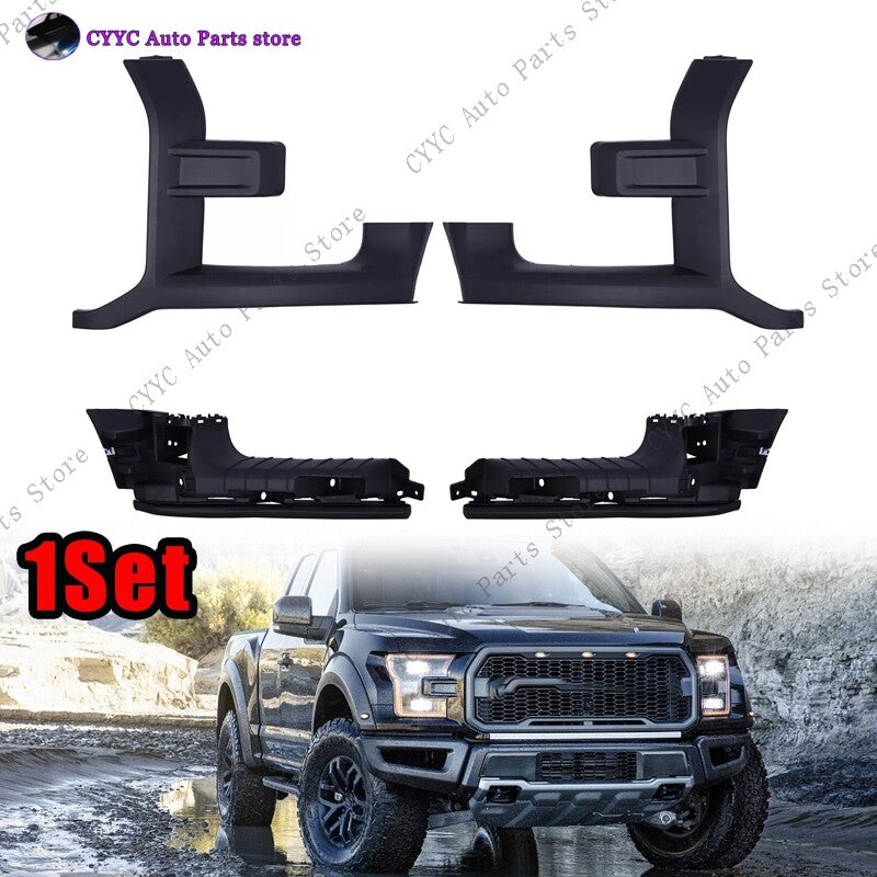 1Set Car Headlamp Trim Molding Headlight Bracket For 2017-2018 for Ford F-150