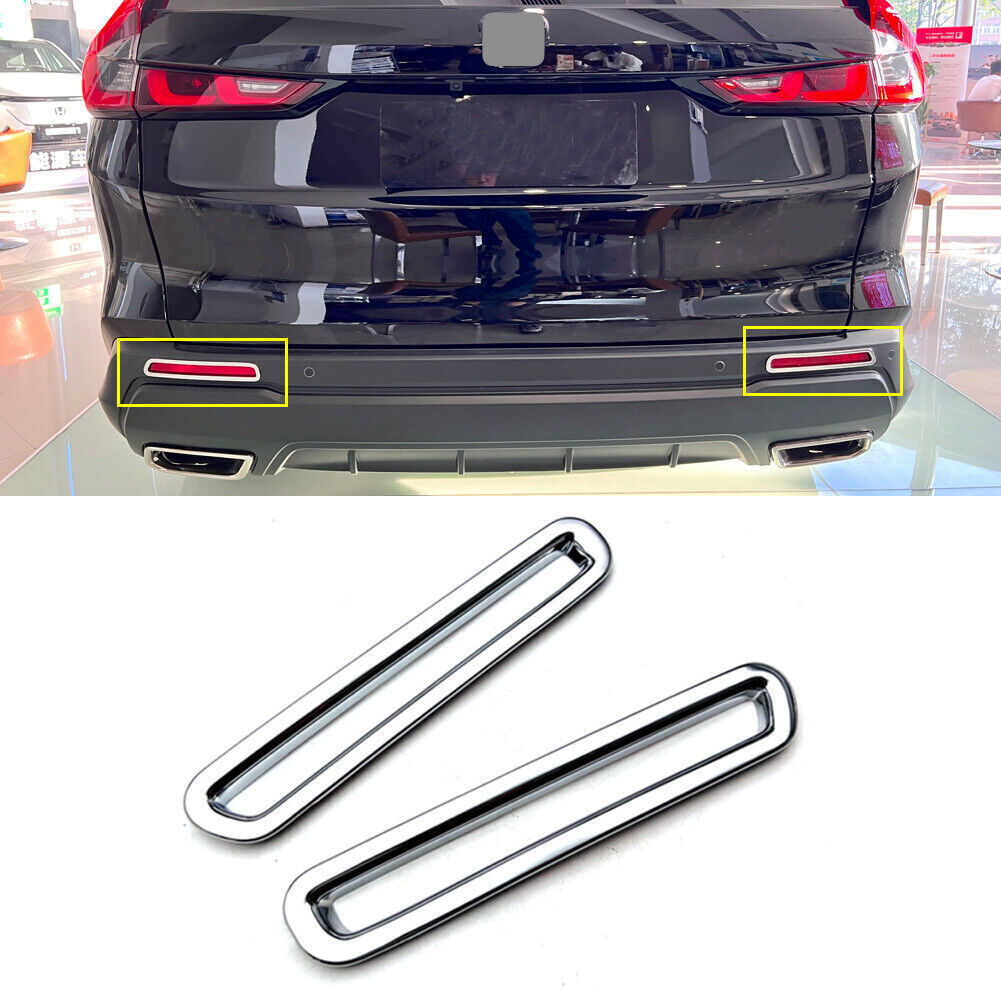 Car Rear Fog Light Frame Chrome Lamp Trim Cover ABS for Honda CR-V CRV 2023-2024