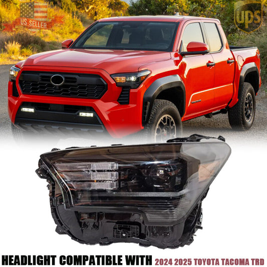 Left Driver Side Led Lamp for Toyota Tacoma TRD 2024-2025 Headlight Assembly