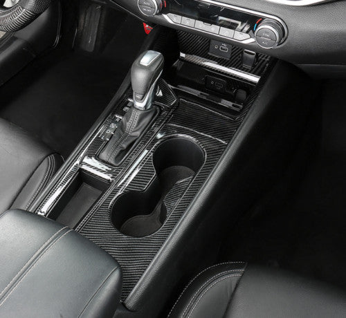 ABS Carbon Fiber Central Console Gear Shift Trim for Nissan TEANA Altima 19-2022