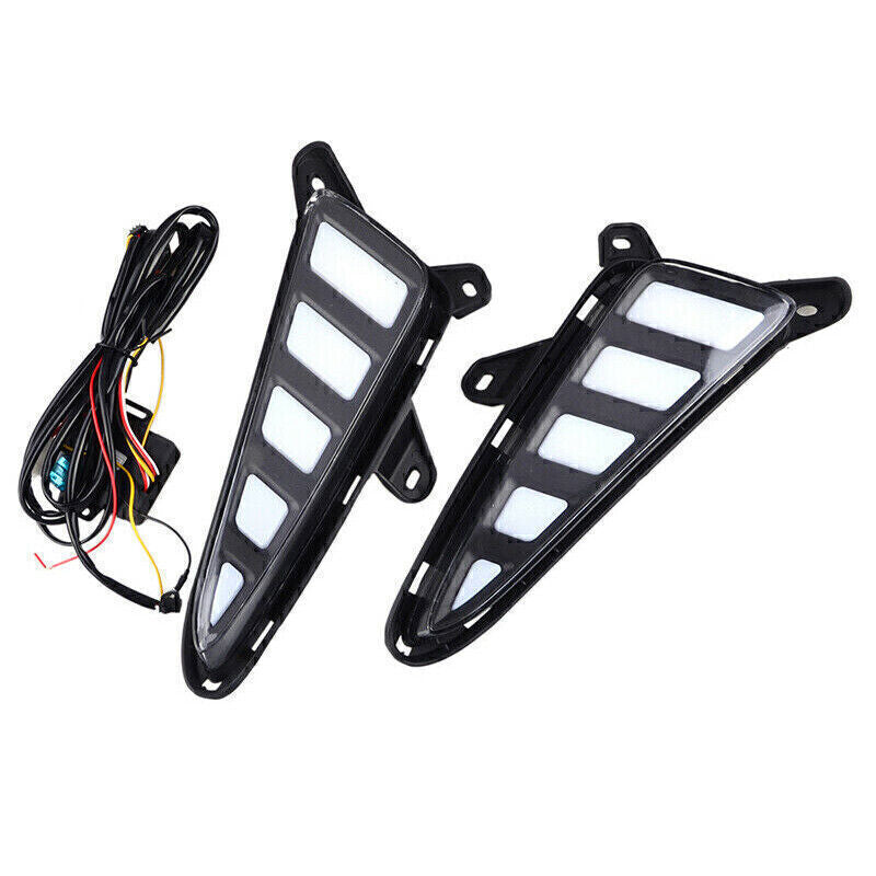 2x DRL Daytime Running Light Turn Signal Fog Lamp for Toyota CHR 2017 2018-2020
