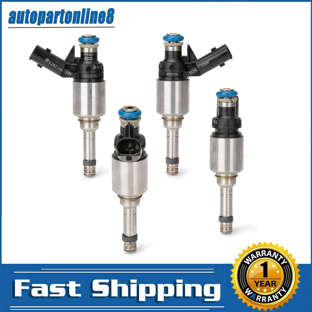4Pcs Fuel Injectors For 14-16 for Kia Forte for Hyundai for Elantra 2.0L 35310-2E520