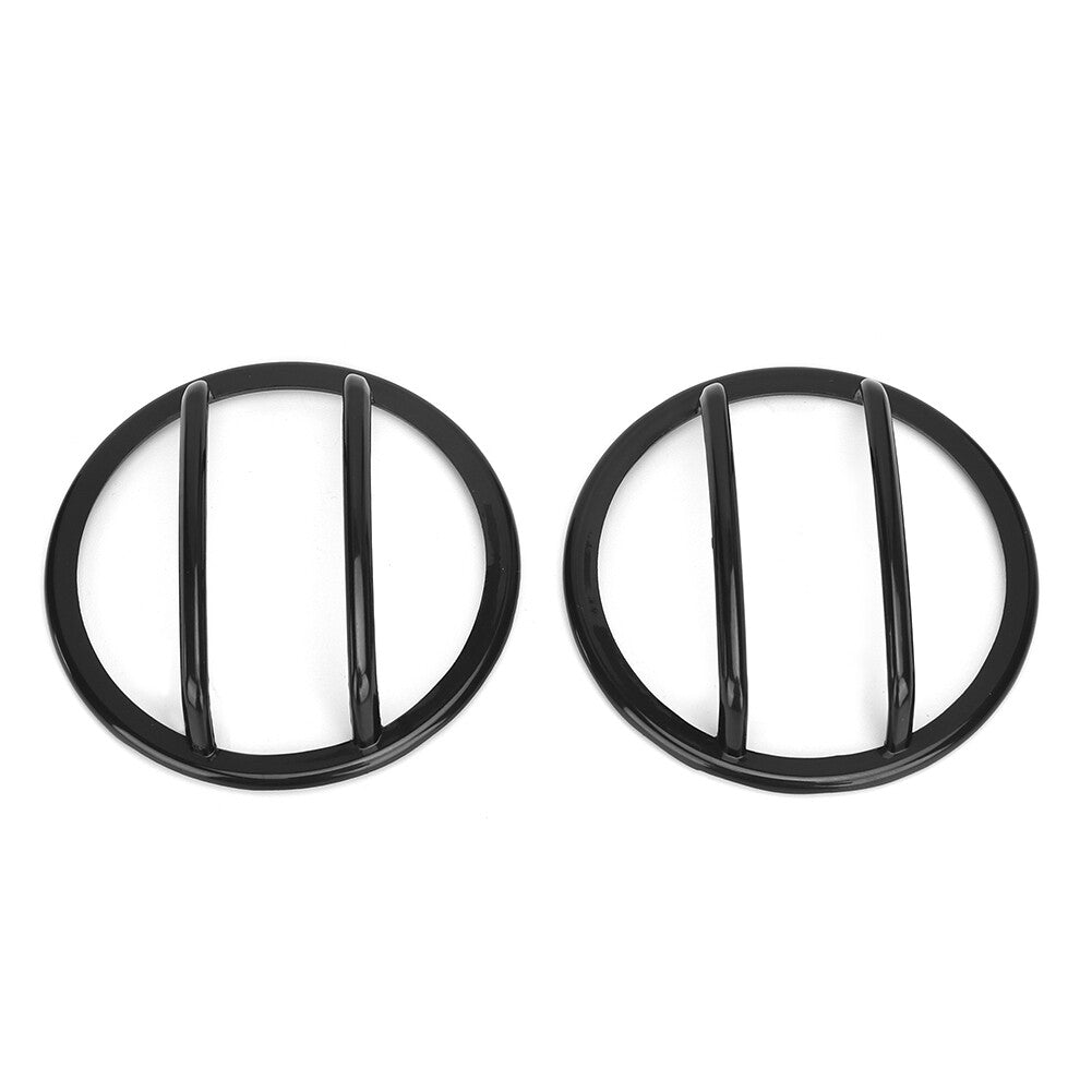 Hot 2pcs Wheel Eyebrow Turn Light Lamp Cover Trim Decoration Frame Parts For