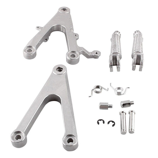 for Yamaha YZF R1 2002 2003 CNC Front Rider Footpegs Rearset Brackets Motorcycle