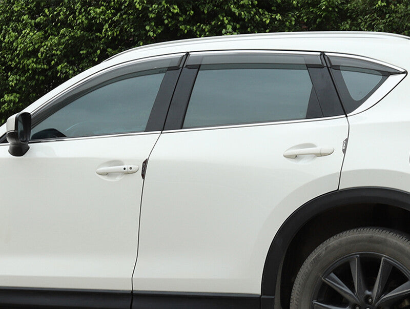 6pcs for Mazda CX-5 2017-2024 Side Window Visor Sun Rain Deflectors Guard Vent