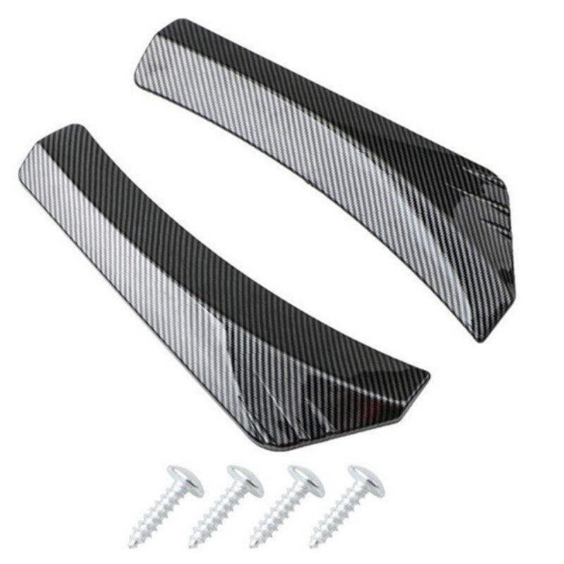A pair of carbon fiber style rear bumper lips, diffuser, splitter, and Kanard protective film.
