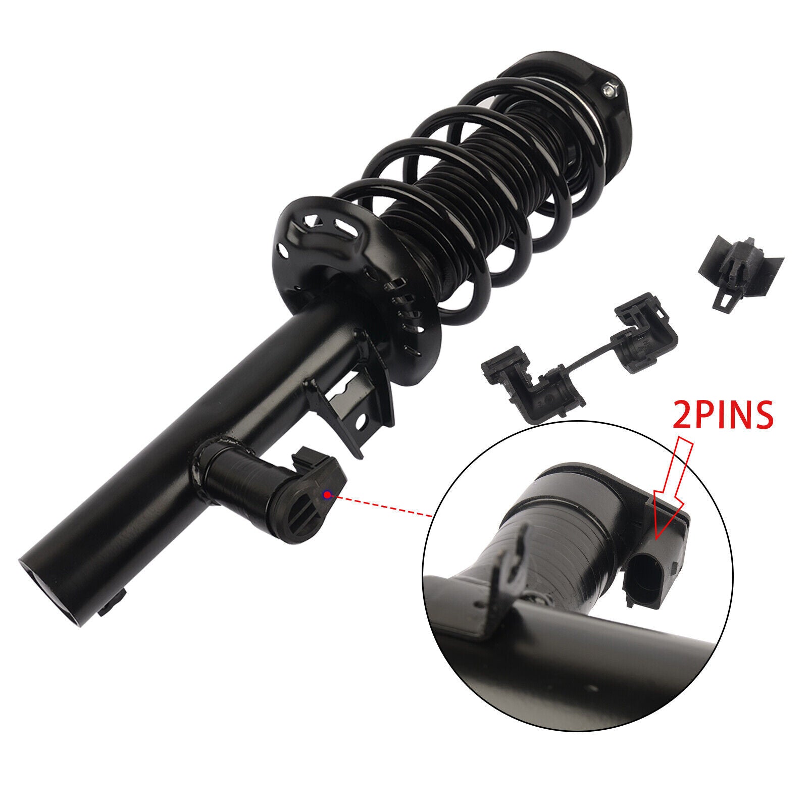 Front and rear shock absorber struts fully compatible with Alhambra seats, for Volkswagen for Golf VI, for Passat CC