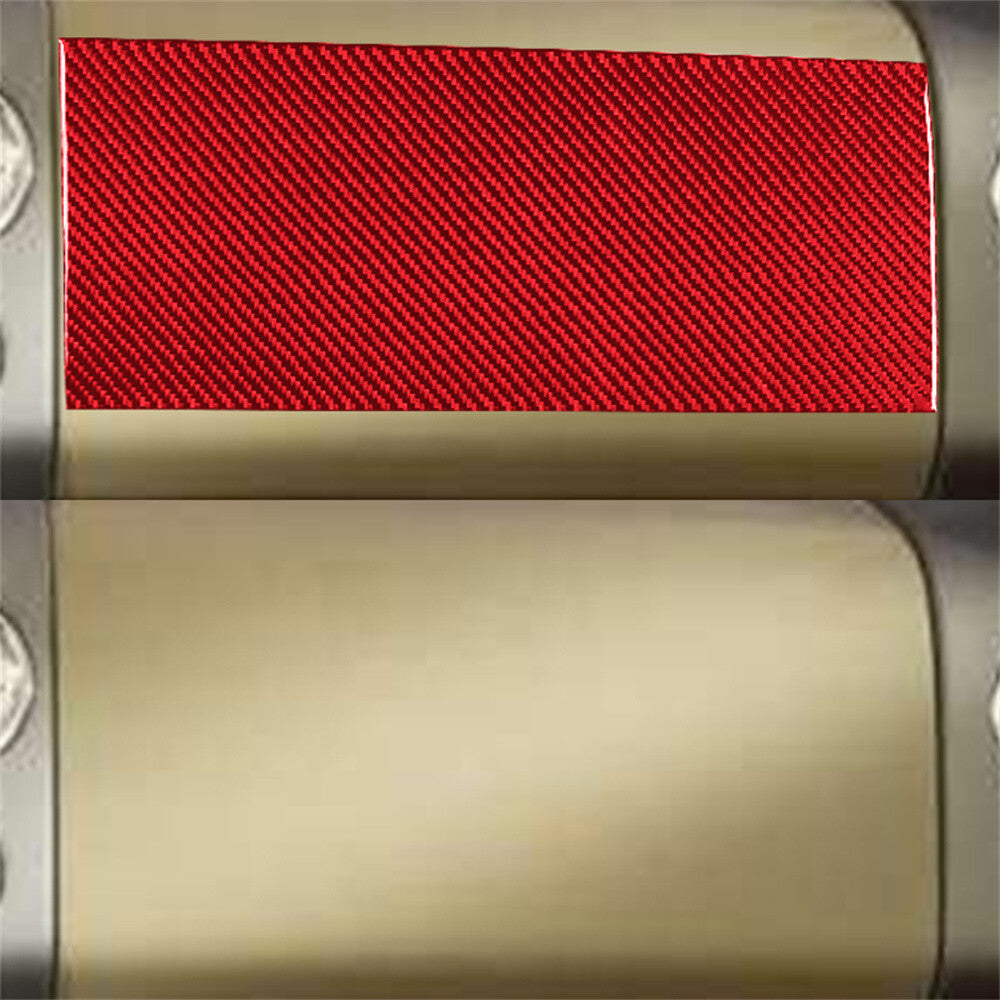 Red Carbon Fiber Console for Co -pilot Dashboard Panel Trim for Ford F150 FX4 2004-08