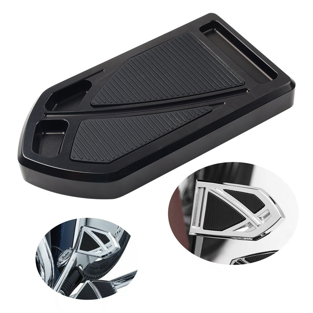 CNC Large Brake Pedal Pad Cover for Harley Touring Street Road Glide Softail FL