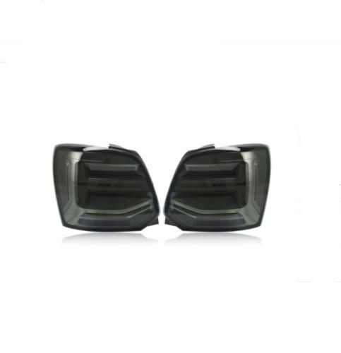 Applicable to for Volkswagen Polo 2011-2018 Smoke Black LED Taillight Dynamic Signal Pair