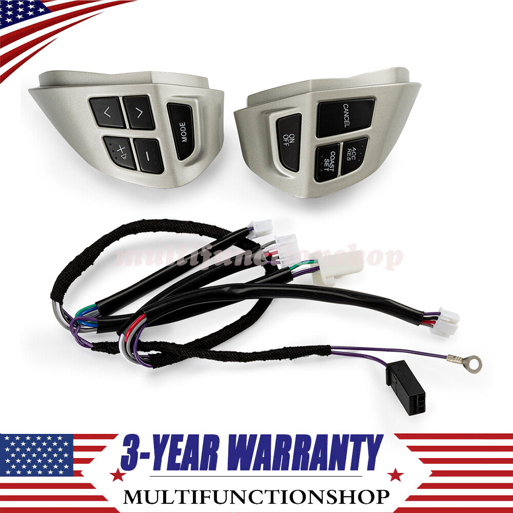 2-piece set of radio volume steering wheel control switches for Mitsubishi Montero/Lancer/ASX