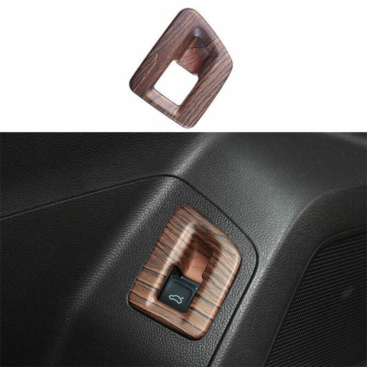 for Volkswagen Atlas 18-2023 ABS Wood Grain Tailgate Rear Door Button Cover Trim