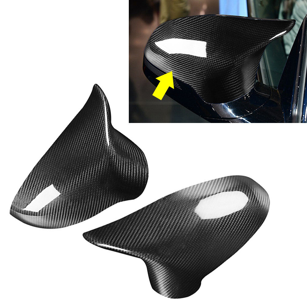 Carbon Fiber Rearview Mirror Cover Cap for BMW M2 F87 M3 F80 F82 M4 F82 F83