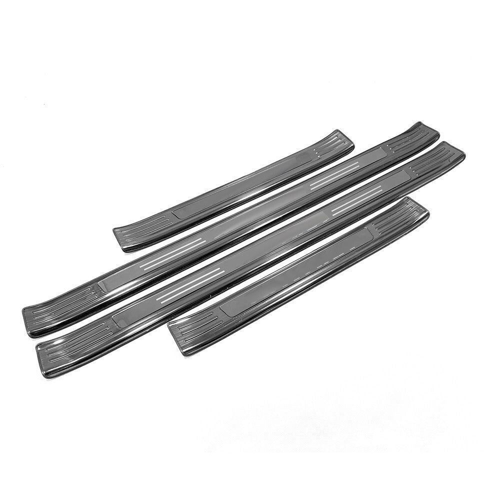 For 2022 for Nissan Navara Accessories Door Sill Scuff Plate Protector Guard Cover