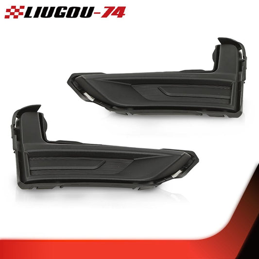 The front bumper fog light cover and grille are suitable for the for Nissan Rogue 17-20.