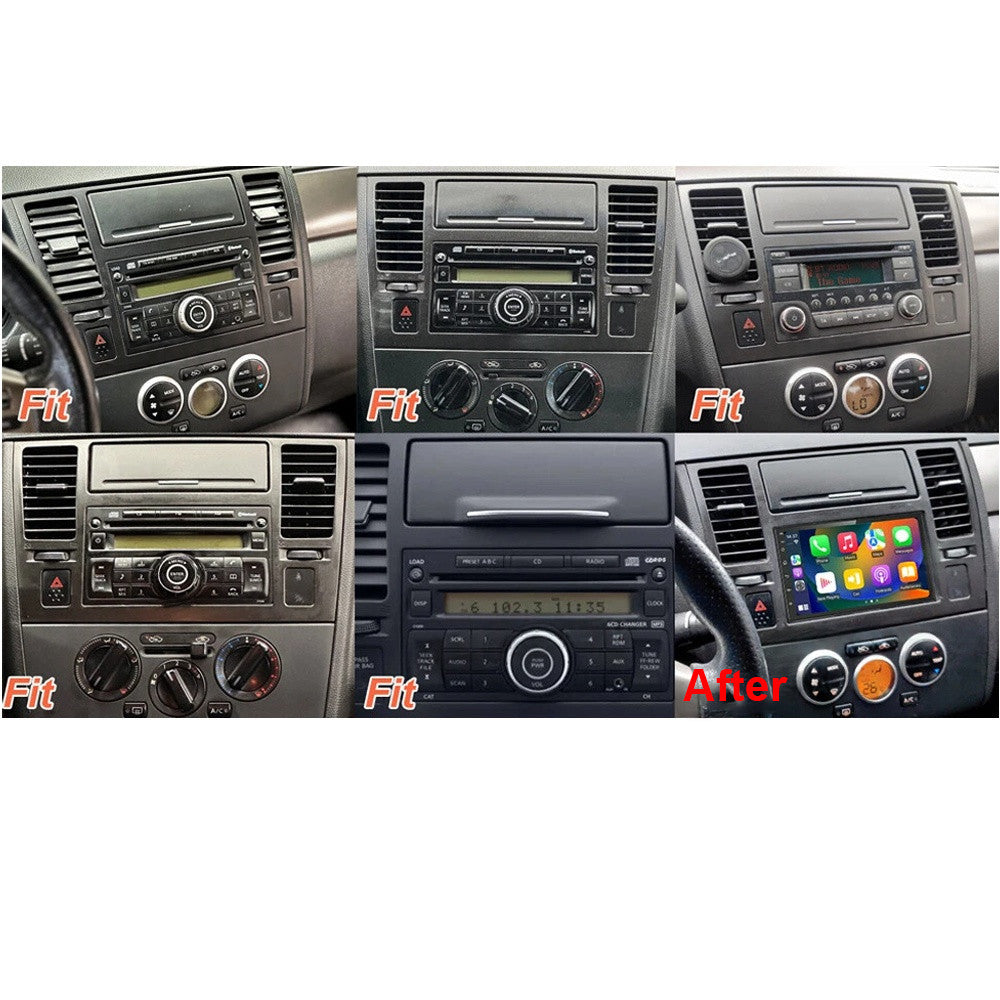 7 for Nissan Versa 2007-2011 Android 14 Carplay Car Stereo Radio GPS Navi WIFI
