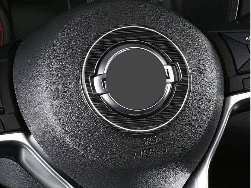 Steering Wheel Horn Ring Cover Trim for Nissan Altima Teana 19-22 Black Titanium