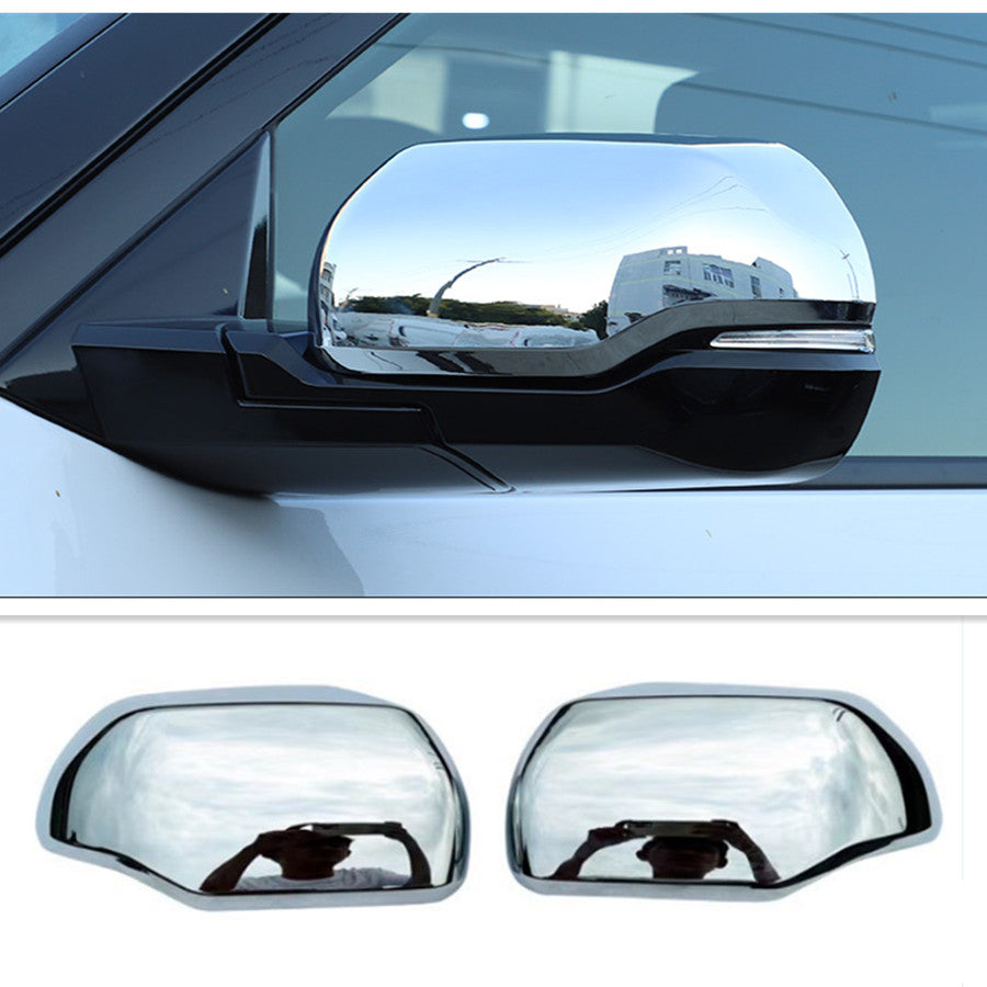 Chrome Rear View Side Door Mirror Cover Trims ABS for Toyota Tundra 2022 2023