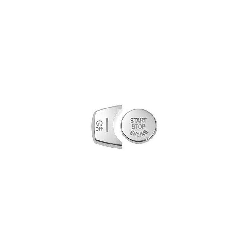 for BMW X3 F25 X4 2011-2017 ABS Silver One-Button Start Stop Switch Cover Trims