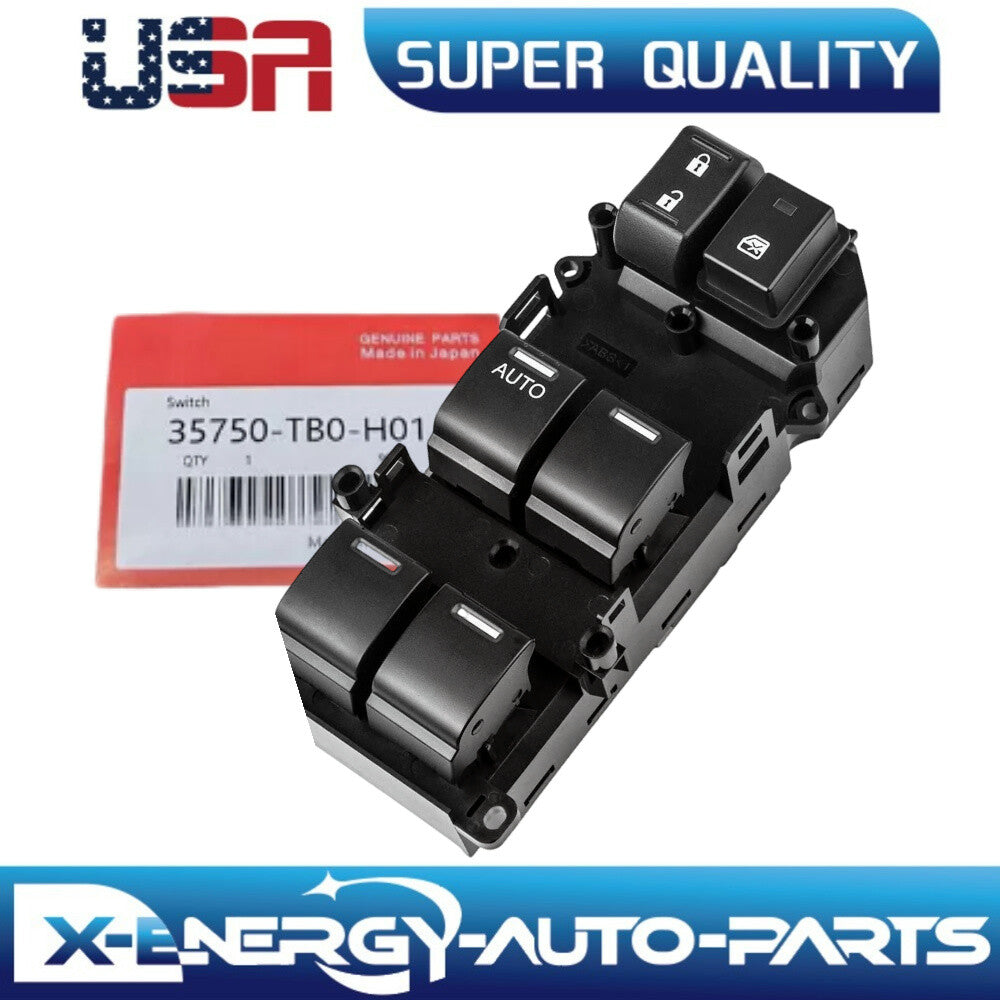Master Power Window Switch Front Left Driver Side For 2008-2012 for Honda Accord