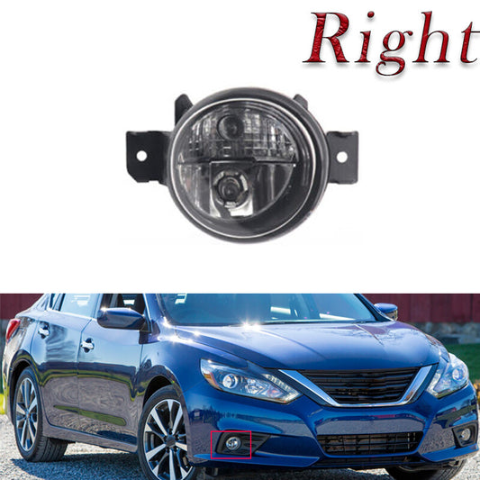 Front bumper light and fog light on the right passenger side applicable to for Nissan Altima 2016 - 2018
