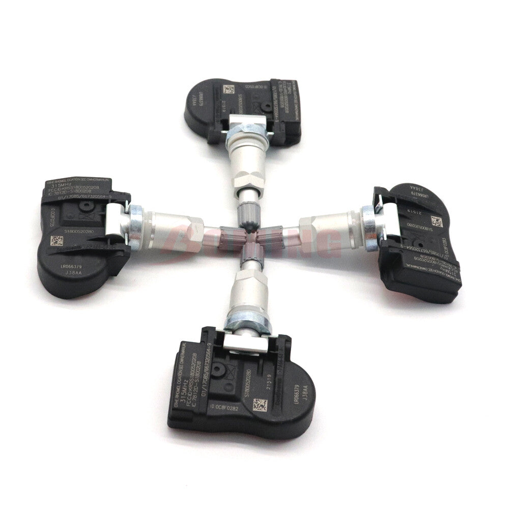 4x TPMS Tire Sensor for Land Rover for Range Rover for Jaguar XJ XF 315MHz LR066379