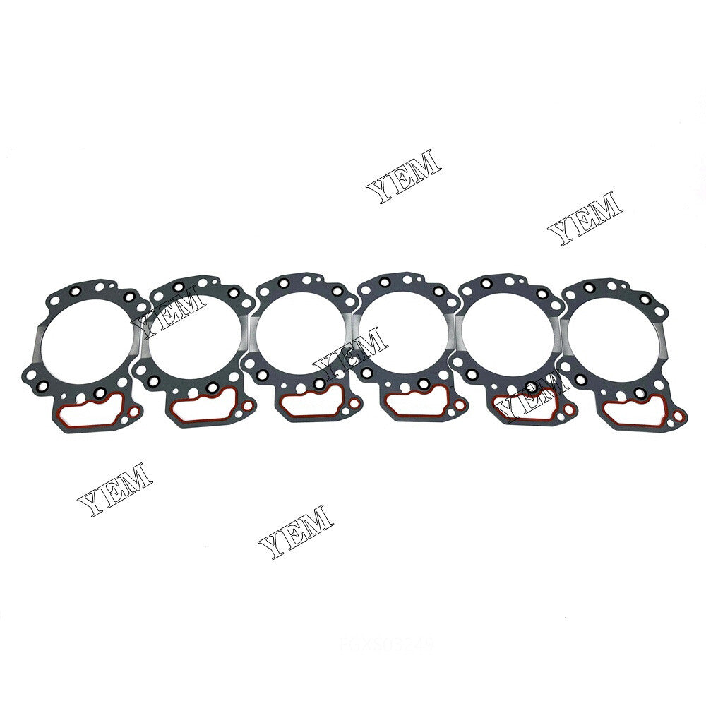 New 6D125 Head Gasket Fit For Komatsu Machinery Engine For Komatsu Head Gasket