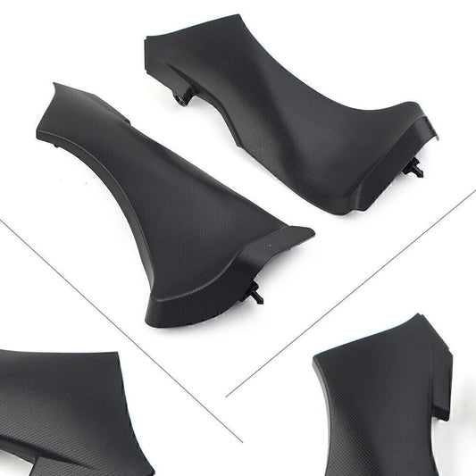 Pair Side Air Intake Duct Cover Fairing for Kawasaki ZX6R ZX636 2005 2006