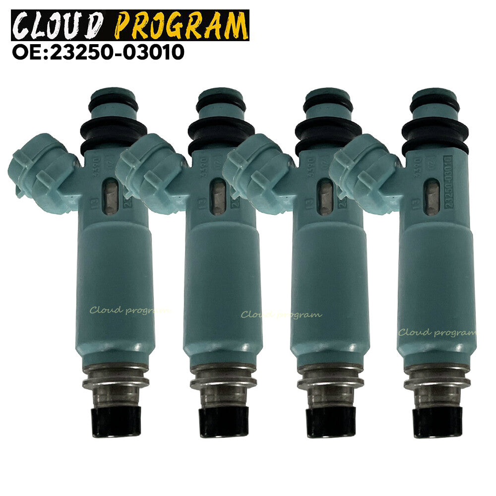 23250-03010 SET OF 4 FUEL INJECTOR 2000-2001 for TOYOTA for CAMRY SOLARA 2.2L L4