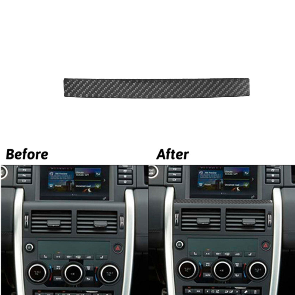 Carbon Fiber Top of Center Air Vent Strip for Land Rover Discovery Sport 2015-19