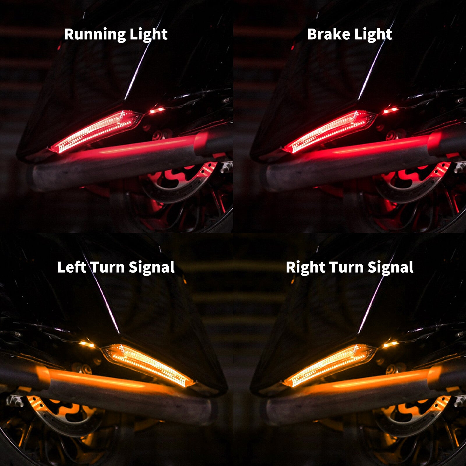 Smoke Saddlebag Extended Turn Signal LED Light for Harley Road Electra Glide 14+