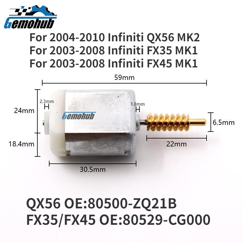 Door Lock Actuator Motor For Infinit 2004-2010 QX56 MK2 2003-2008 FX45 FX35 MK1