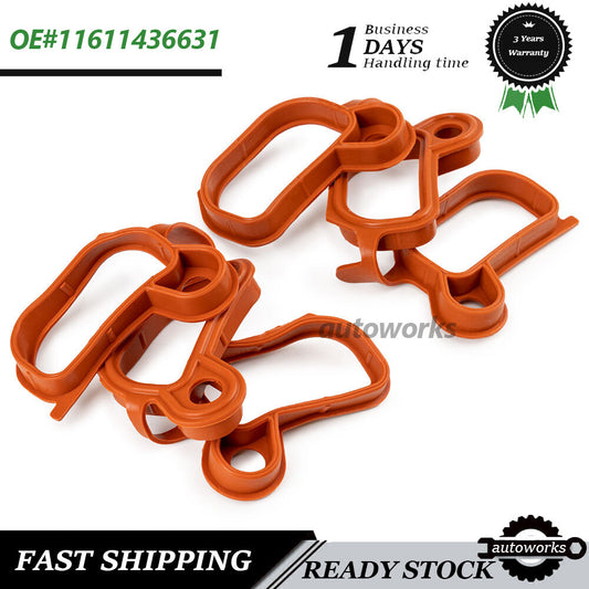 1 Pair of Intake Manifold Gasket for BMW X3 X5 X Z Series E46 E53 E60 E83 E85 US