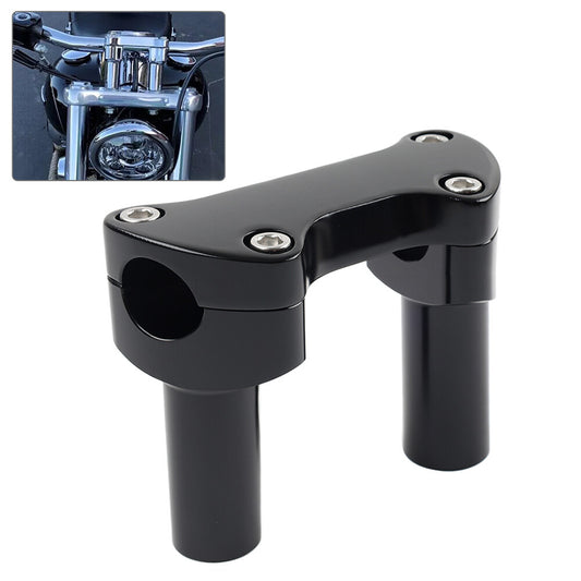 3.5 Straight Handlebar Riser  Top Clamp Black for Harley Dyna Tour Road