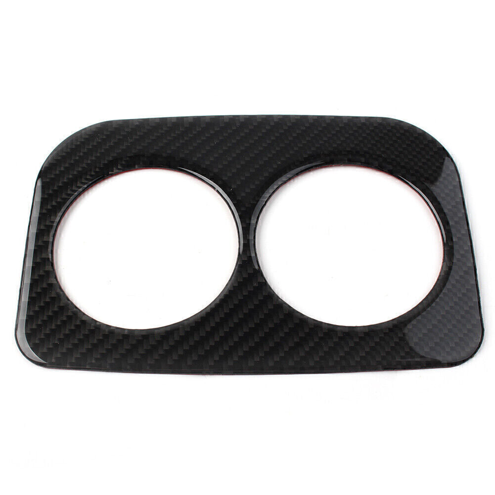 Carbon Fiber Inner Rear Water Cup Panel Cover Trim for Subaru Forester 2013-2018