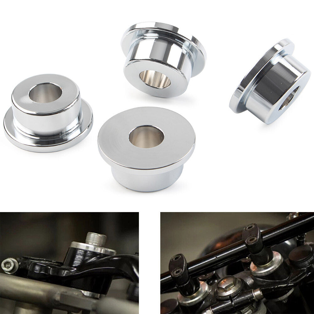 Lenker Riser Buchsen Halterungen f¨¹r for Harley Dyna Wide Super Glide Softail Chrom