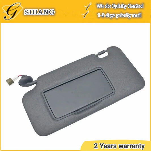 1x Front Left Sun Visor With Light Gray for Honda HR-V 2016-2022 83280-t7w-a12za