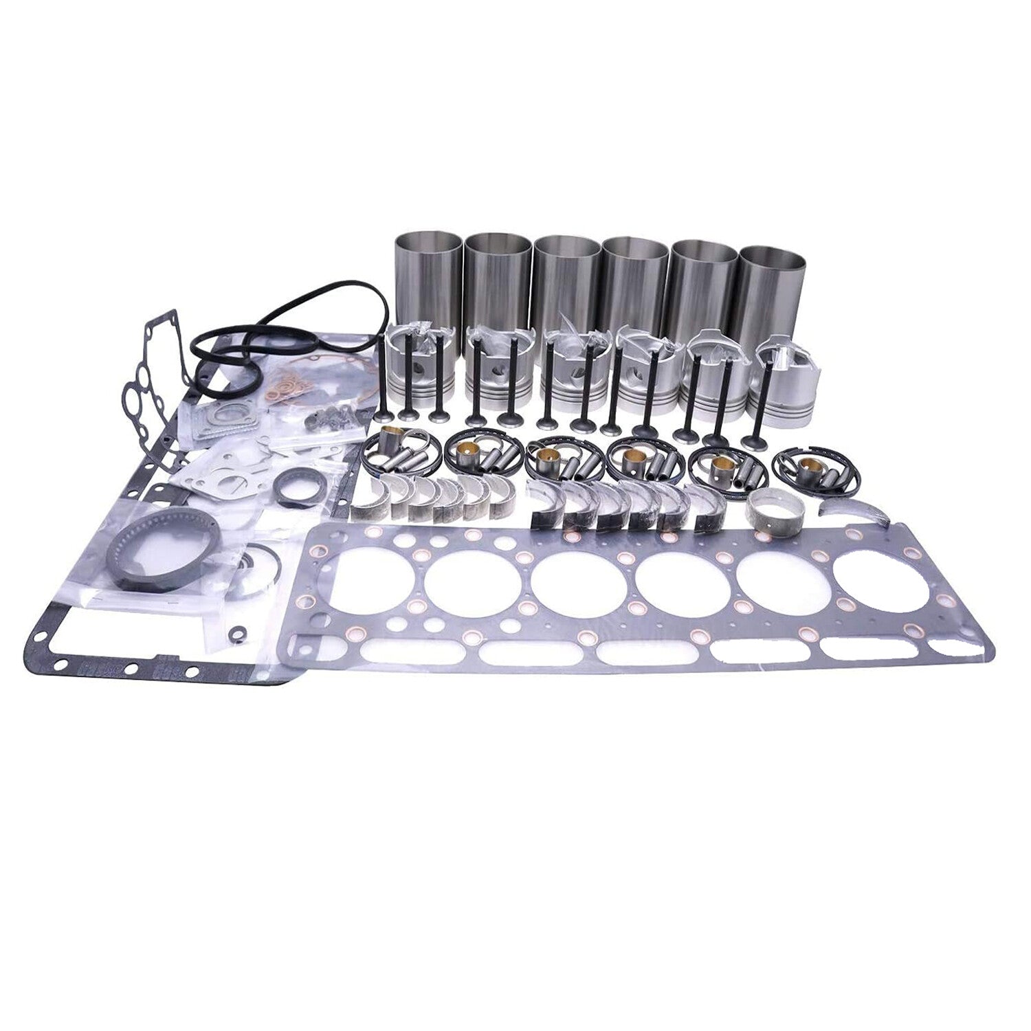 Rebuild Kit For Caterpillar 3066 Engine for Mitsubishi S6K S6KT Excavator 320B 320L