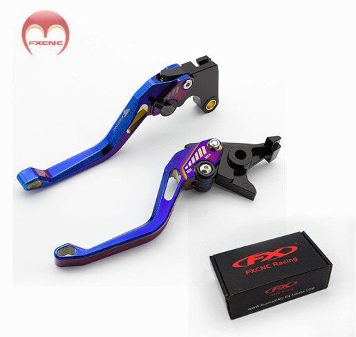 Electroplated brake clutch lever suitable for Suzuki SFV650 GLADIUS 2009-2015 2014 Adjustable