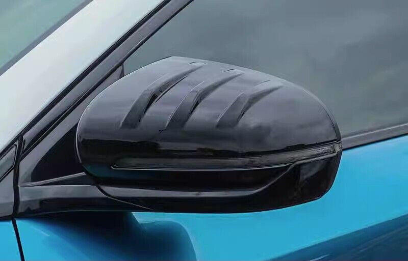 Gloss Black Side View Mirror Covers Cap Trim For 2023 for BYD Atto 3 Car Accessories