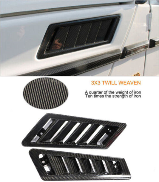 Carbon Fiber Side Air Vent Fenders for Benz G-Class W463 04-18 G500 G63 G65 AMG