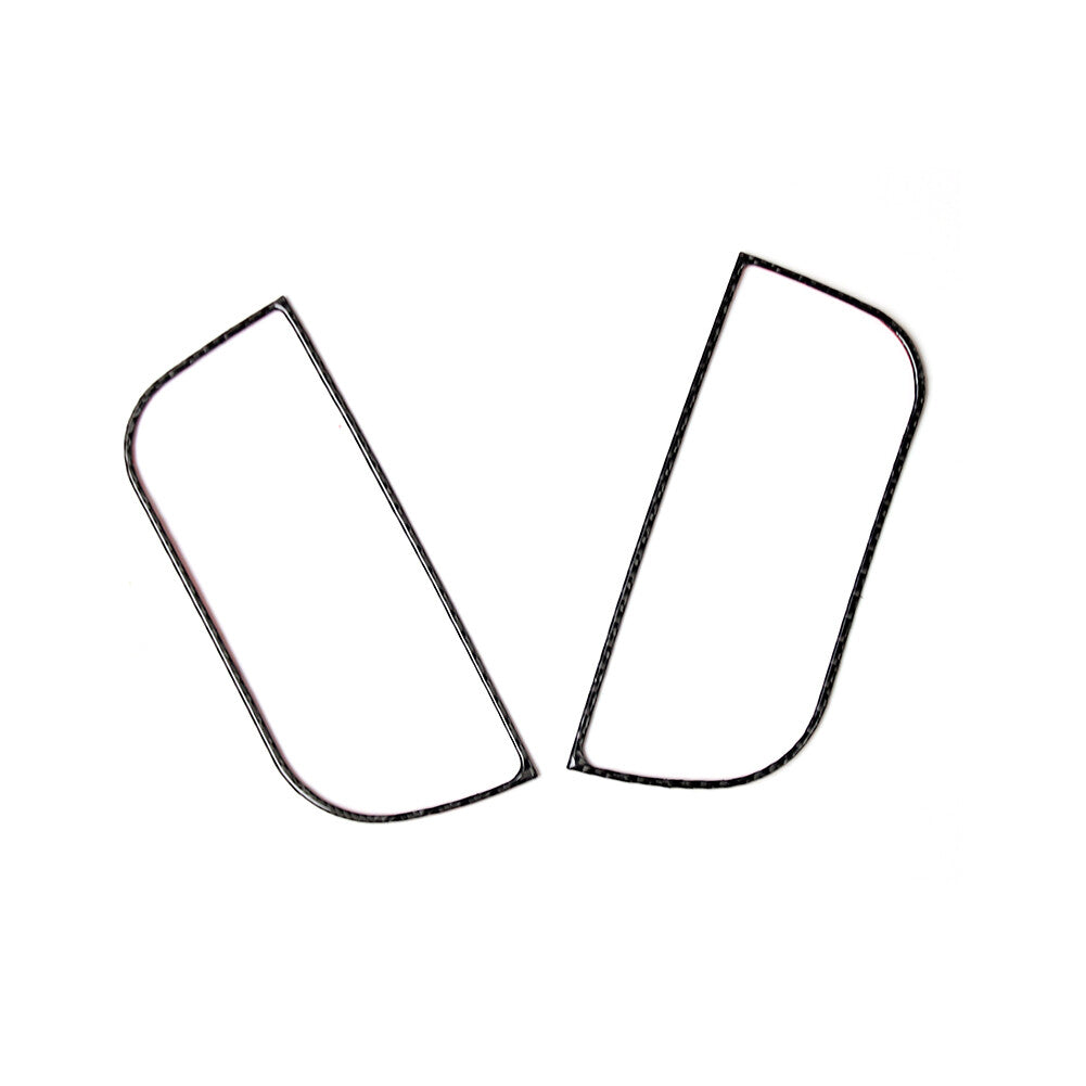 2Pcs Carbon Fiber Air Conditioner Outlet Cover Trim for Dodge Journey 2009-2010