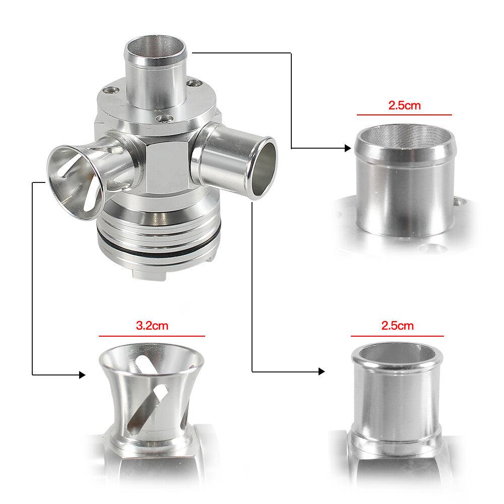 Splitter Diverter Turbo Blow off Valve BOV for VW 1.8T for Golf for Jetta Beetle GTi TT