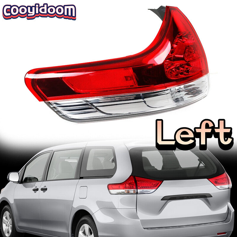 The left taillight is for the 2011-14 for Toyota for Sienna rear exterior brake light (model number 8156008030).